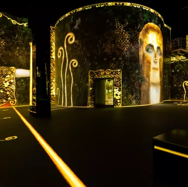 klimt digital projektion