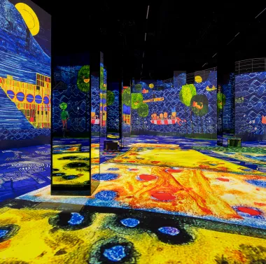 hundertwasser projektion digital