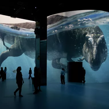 dinosaurier sea menchen