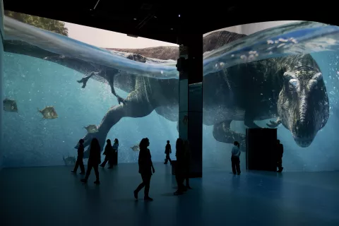 dinosaurier sea menschen