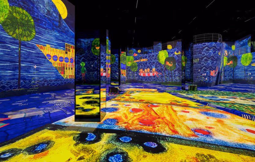 hundertwasser yellow boat