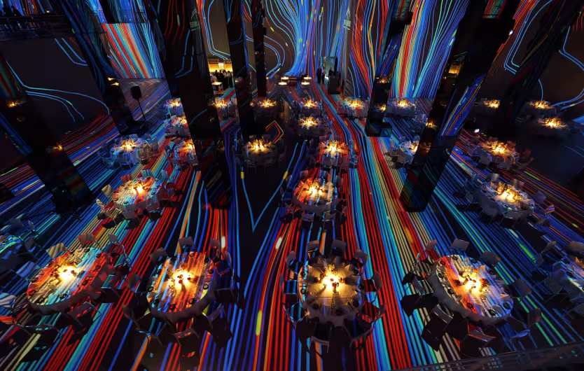 tables port des lumieres event